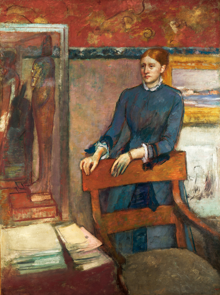  埃德加·德加 Edgar Degas——  Rouart在父亲的书房里